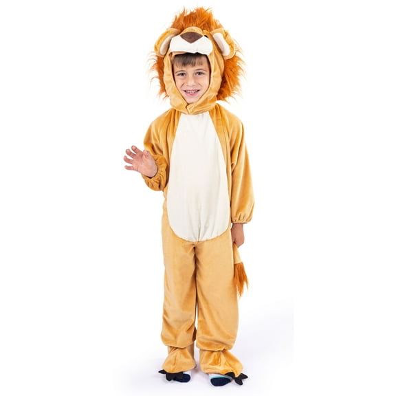 Dress-Up-America Lion Costume for Kids - Halloween Lion Mascot Set for Children (Toddler 4)