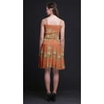thumbnail image 4 of Bimba Robe Soleil Mini à Taille Smockée pour Femmes Imprimée, Tenue de Fête d'Été pour les Vacances - Moyen, 4 of 5