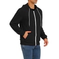 thumbnail image 4 of Lars Amadeus Jacket for Men Zip up Hoodies Long Sleeves Solid Knit Sweatshirt Jackets, 4 of 6