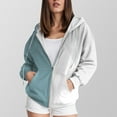thumbnail image 4 of Hessimy Women'S Lightweight Hoodies Full Zip Up Oversized Sweatshirts With Pockets Long Sleeve Casual Hooded Jackets Essentials Hoodie Cropped Hoodie Y2k (Sky Blue,XXXL), 4 of 6