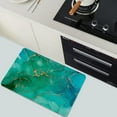 thumbnail image 6 of Diatomaceous Earth Bath Mat,Green Gold Thread Marble Soft Wrinkle Free Bathroom Floor Rugs Non-Slip Volume Super Absorbent Fast Drying for Bathroom Kitchen Door mat（40cmx60cm）, 6 of 6
