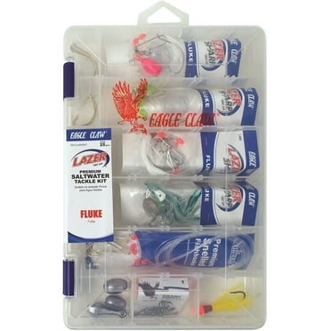 Eagle Claw 12-Fluke Saltwater Tackle Kit
