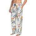 thumbnail image 6 of Honiee Lilies Flowers for men - a sleek fusion of Straight Pajama Pants, versatile Lounge Pants, and cozy Sleepwear, all rolled into one-XX-Large, 6 of 6