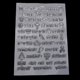 thumbnail image 4 of Sello de silicona con diseño de letras, sellos transparentes, sello de silicona para álbumes de recortes Zulema Sellos de silicona de letras, 4 of 8
