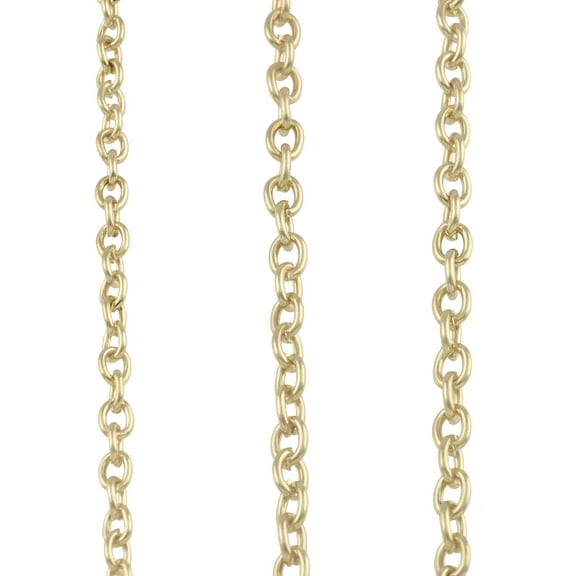 14K Gold Plated Cable Necklace Set by Bead Landing 3pc
