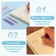 thumbnail image 3 of Uxcell 20Pcs Recambios de Bolígrafos de Gel Borrables, Bolígrafos Borrables por Calor de 1mm para Tela, Marcadores de Tinta Desaparecedora, Tinta Blanca, 3 of 6