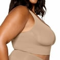 thumbnail image 3 of YITTY Nearly Naked Shaping Midi Bra, Taupe, 1X/2X, 3 of 7