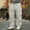 White, variant on WIZUTIZ Mens Baggy Cargo Pants Water Resistant Hiking Work Pants Outdoor Breathable Lightweight Pant with Multi Pockets