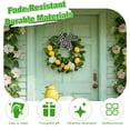 thumbnail image 2 of Summer Wreath for Front Door Spring Wreath Artificial Lemon Wreath for The Home Wall Décor Indoor Outdoor Design 2, 2 of 6