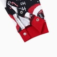 thumbnail image 5 of Pijamas navideños a juego para toda la familia, pijamas de manga corta con estampado de Papá Noel en color negro, 5 of 5