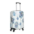 thumbnail image 3 of Balery Luggage Cover Pale Blue Lotus Flowers Print Suitcase Covers for Luggage Elastic Washable Suitcase Protector Fits 18-32 Inch Luggage-Large, 3 of 9
