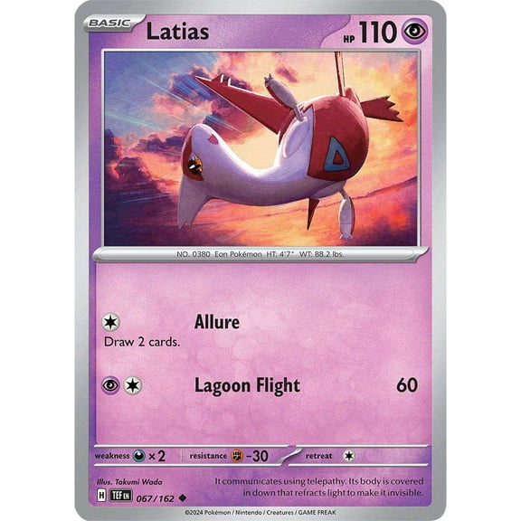 Pokemon Scarlet & Violet Temporal Forces Uncommon Latias #67