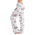 thumbnail image 7 of Valentine's Day Print Pants for Women Casual Love Heart Lounge Pants Loose Fit Fashion Winter Drawstring Elastic Waist Pajama 2026 Pink S, 7 of 7