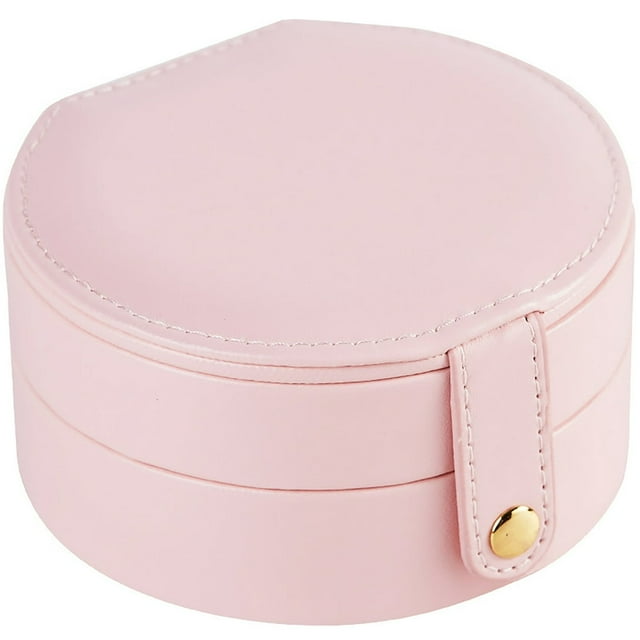 Jewelry Box Jewelry Box Double Layer Classification Storage Faux Leather Earrings Rings Jewelries Display Case for Home