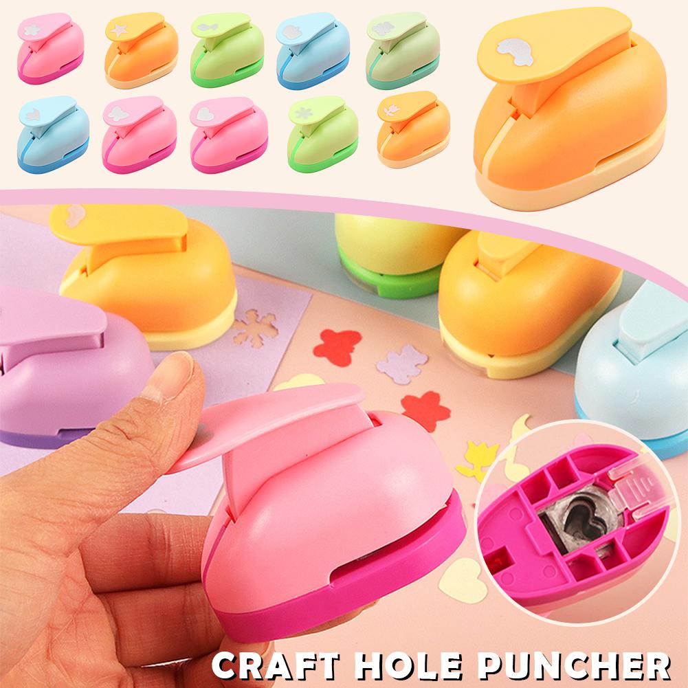 Paper Cut Punch Scrapbook Craft Cutter Stencil Handheld Card Hole Making Puncher B9V3