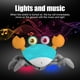 thumbnail image 5 of Cangrejo Electrónico Para Mascotas Juguete Para Gatear Para Niños Con Música Efecto De Luz Recargable Por Usb Con Sensor Función Para Evitar Obstáculos Cangrejo En Movimiento Juguete Para Niños Niñas Muyoka Hogar, 5 of 7