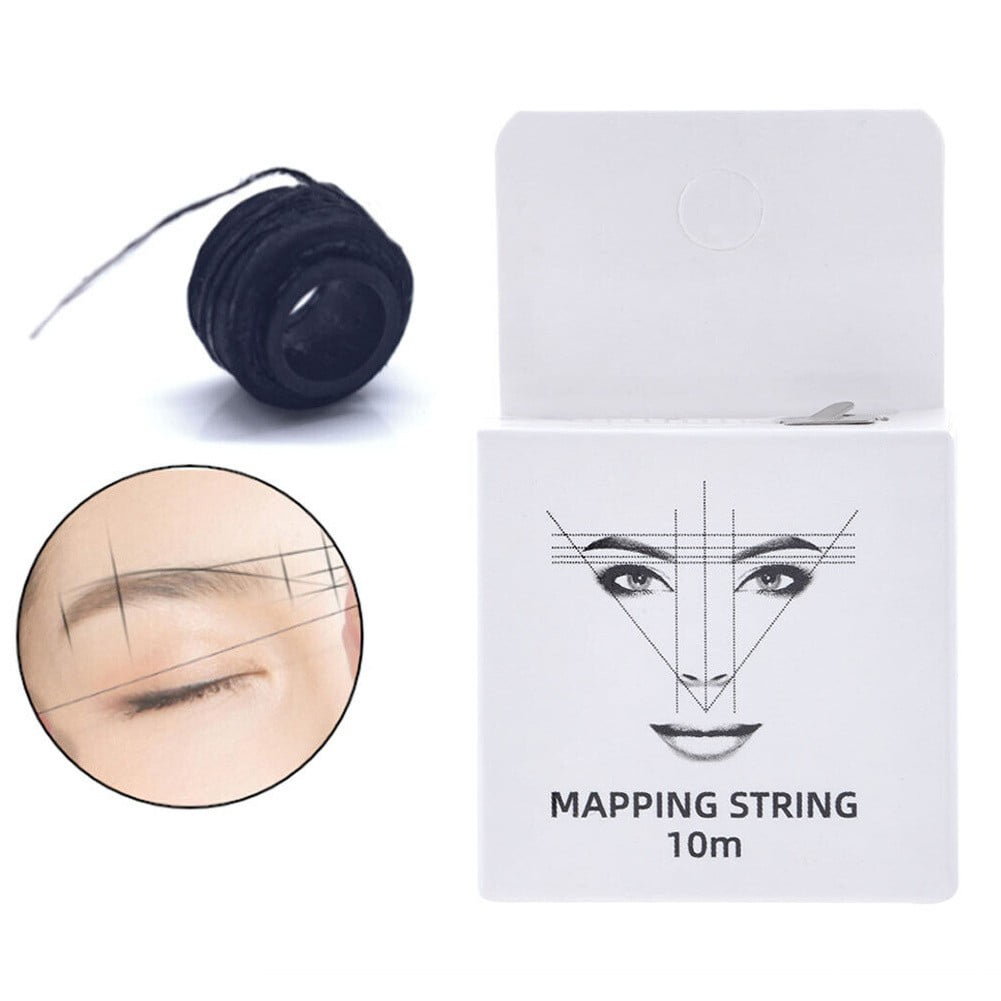 Yannee Natural Pre Inked Eyebrow Mapping String Thread Brow Marker