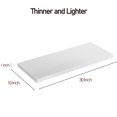 thumbnail image 6 of JPND 30 inch Wooden Floating Wall Shelf with Invisible Brackets Set of 3, for Bedroom/Bathroom/Living Room and Kitchen Storage, White, 6 of 8