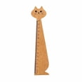 thumbnail image 2 of Règle en Bois Outil Règle Étudiant Règle Créative Style Chat et Utile pour Enfants Filles, 1x Règle Chat Dessin Animé Liquidation, 2 of 4