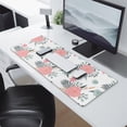 thumbnail image 2 of Pink and Blue Flowers &nbsp;pad Mousewaterproofno Slip&nbsp;for Office Home Work GamingmousepadRubber Base Mousepad with Stitched Edges 31.5x11.8inches, 2 of 7