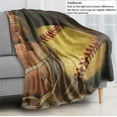 thumbnail image 3 of Softball Blanket Softball Gift for Girls Boys, Flannel Soft Warm Plush Sport Throw Blanket for Kids Teen Softball Lovers All Season Couch Sofa Bed Living Room Home Decor(30"x40"), 3 of 8