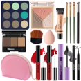 thumbnail image 1 of Set de Maquillaje PWYSHXDF 15 Piezas para Cara y Ojos, 1 of 7