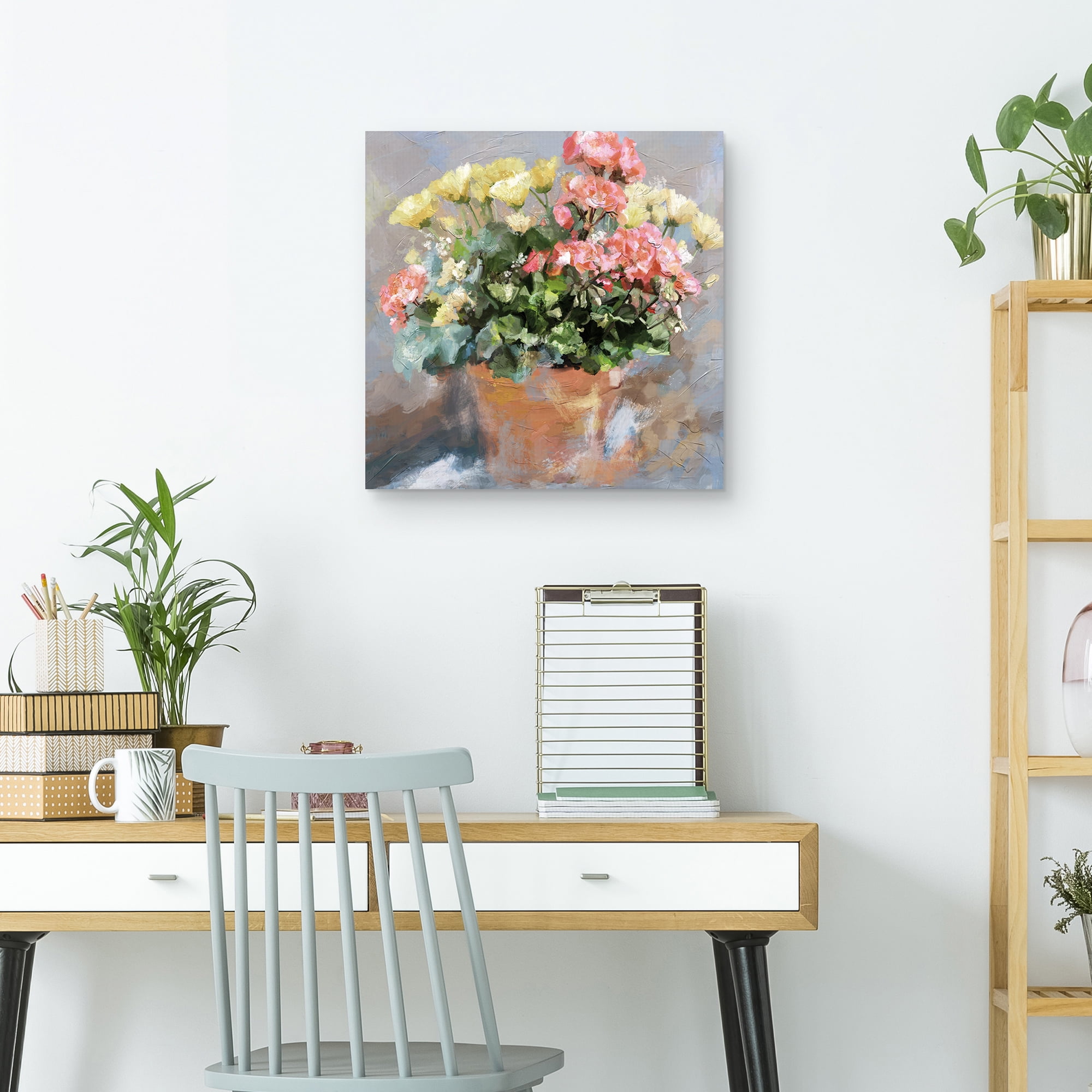 Clay Bouquet by Studio Arts Canvas Art Print