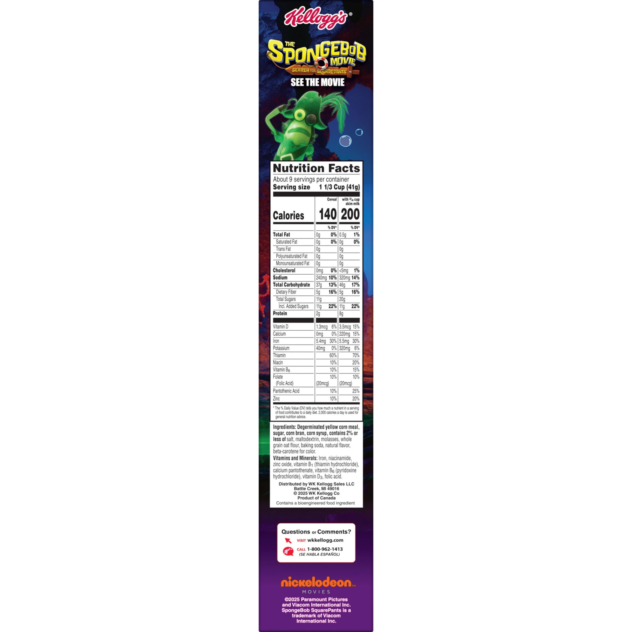 Kellogg's Original Breakfast Cereal, Kids Snacks, 13.3 oz