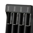 thumbnail image 4 of Cargador de batería USB universal para baterías recargables de litio 18650 y 14500 4 4 ranuras, 4 of 4