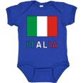 thumbnail image 3 of Inktastic Italy Flag & Italia Black Border Boys or Girls Baby Bodysuit, 3 of 5