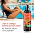 thumbnail image 5 of Puntoco Hermoso color bronce antiguo de playa de verano con escarcha negra, belleza duradera, negro resistente al agua, negro natural, 120 ml, 5 of 5