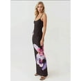 thumbnail image 3 of Floral Bodycon Dress with Square Collar, 3 of 6