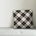 thumbnail image 2 of Creative Products Fall Plaid Black 16x16 Spun Poly Pillow, 2 of 2