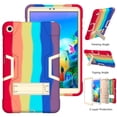 thumbnail image 2 of FIEWESEY For LG G Pad 5 10.1 inch Case,Goldcherry Kids Friendly Heavy Duty Shockproof Dropproof Hybrid Rugged Armor with Kickstand Full Body Protective Case for LG G Pad 5 10.1 inch(Rainbow), 2 of 6