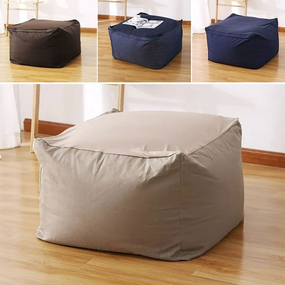 NKTIER Soft Bean Bag Chairs Couch Velvet Sofa Cover Indoor Lazy Lounger Gaming Comfortable Leisure For Adults Kids