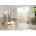 thumbnail image 7 of Glass Warehouse B-Ghf-70.25 Stellar 58-1/4" High X 70-1/4" Wide Hinged Frameless Tub Door, 7 of 7
