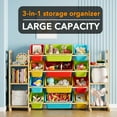 thumbnail image 2 of SpaceAid Toy Storage Organizer with 6 Shelves and 12 Bins, Multicolor, 2 of 7