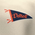 thumbnail image 4 of Unisex Fanatics  Tan Detroit Tigers Spirit Jersey Fleece Crewneck Pennant Sweatshirt, 4 of 6