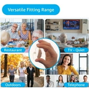 EarCentric Choice OTC Hearing Sound Amplifiers Aids for Ears Seniors with Noise Reduction [1 Pair, Beige]