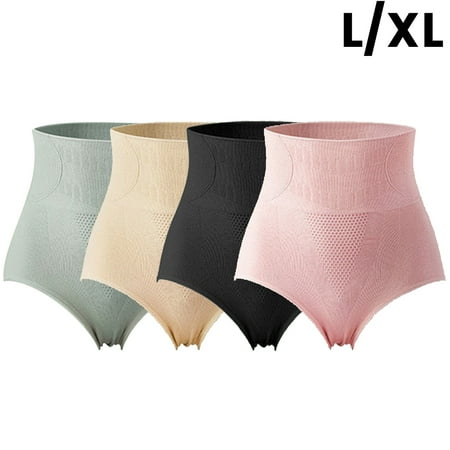 

Gpoty 8Pcs Graphene Honeycomb Briefs Vaginal Tightening Body Shaping Briefs Comfortable Women High Waisted Underwear Breathable Tummy Control Panties Slimory Panty for Women and Girls(L&XL)