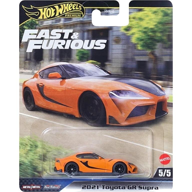 Hot Wheels Fast & Furious Die-Cast Cars 5-Pack Set, L Case