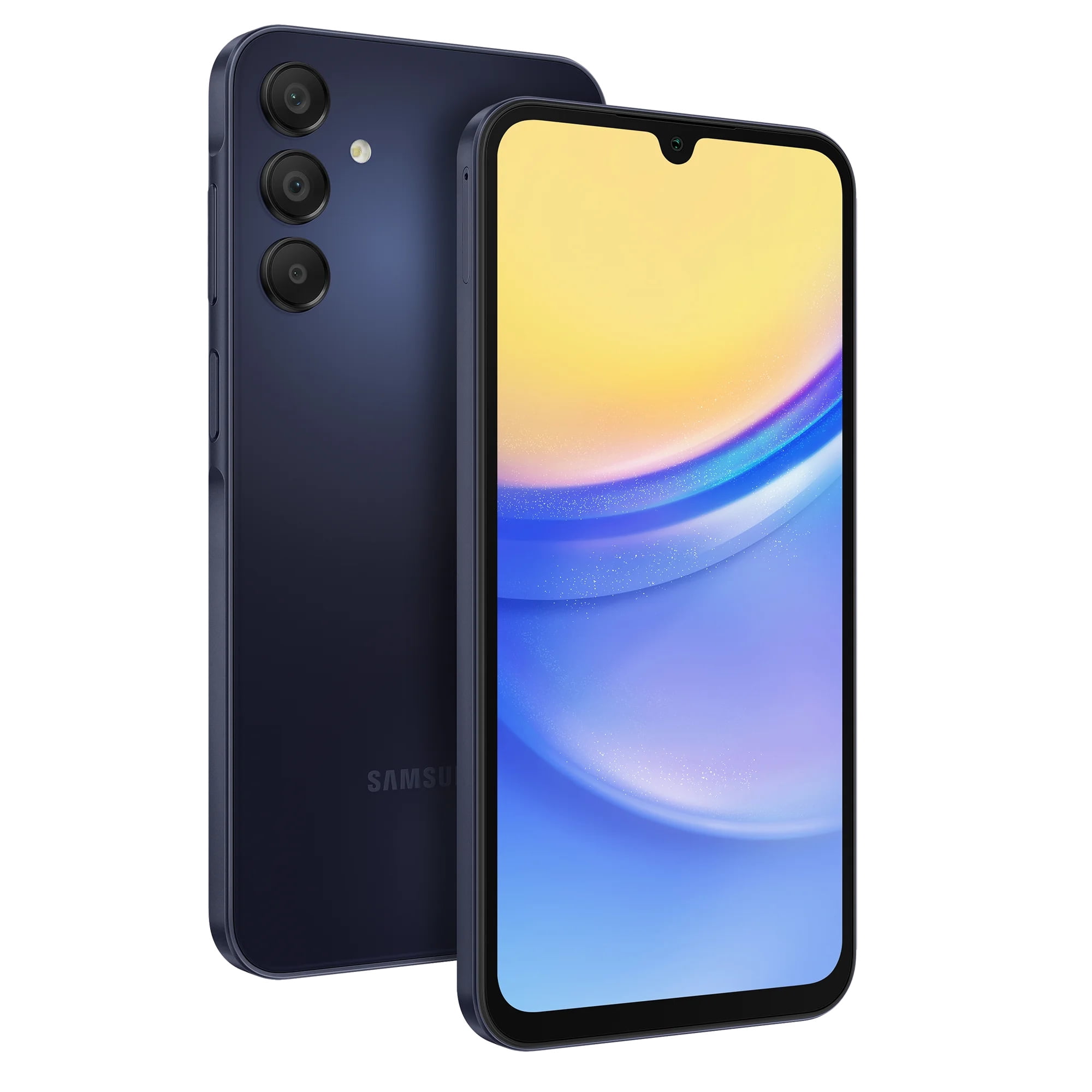 Samsung Galaxy A15 5G 128GB Factory Unlocked Android Smartphone (Blue Black, 4GB RAM) – 6.5" Super AMOLED 90Hz, 50MP Camera, 5000mAh – Brand New + Free USB-C Cables, Dual Car Charger & Charging Block