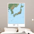 thumbnail image 1 of Map Japan Wall Mural Decal Sticker, Wallmonkeys Peel & Stick Vinyl Graphic (48 in H x 35 in W), 1 of 4
