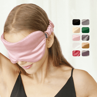 Silk Sleep Mask - Rose Terra - Soft Eye Mask for Sleep