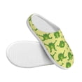 thumbnail image 3 of Yiaed Funny Frogs Print Slippers Fuzzy Warm Cozy Slippers Non Slip House Slippers For Indoor Outdoor Slippers House Slippers-46/47, 3 of 7