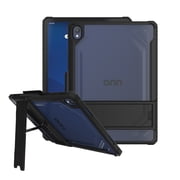 onn Slim Rugged Tablet Case with Kickstand for onn 11" Tablet (2026 Model) - Black/Clear
