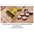 thumbnail image 4 of Advancent Rodillo de sushi DIY, fabricante de bolas de arroz de mano, herramienta de cocina antiadherente, molde de comida de estilo japonés Cocina y Comedor, 4 of 6