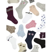 Champion Men’s No Show Socks 8 Pack – Half Terry Cushion, Moisture-Wicking, Arch Support, Stretch Comfort, Sizes 6–12.5