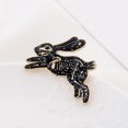 thumbnail image 3 of Shisuyan Animal Enamel Pin Enamel Pin Badges Black Alloy 3Pcs Skeleton Design, 3 of 7
