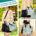thumbnail image 5 of Towers Trees Houses Cooler Bag Lunch Bag Soft Cooler Cooling Tote Insulated Lunch Box for Adult Men Women, 5 of 6